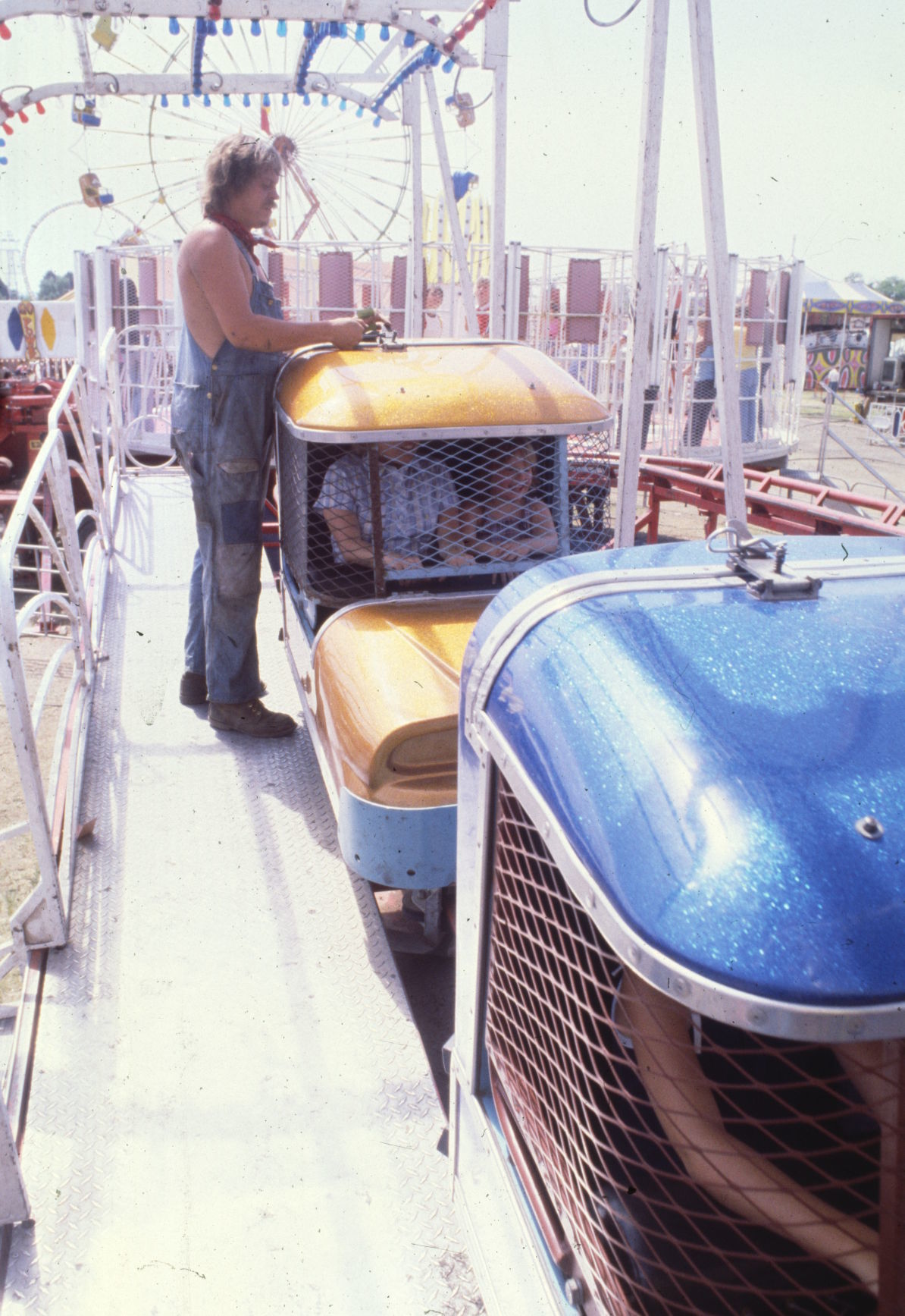 Testing the Toboggan ride
